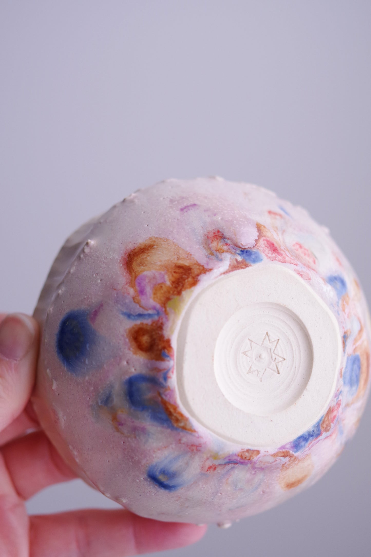 Small White Speckled Bowl