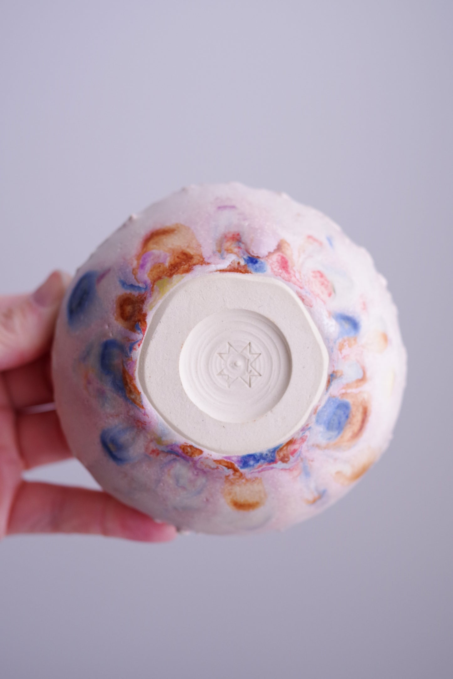 Small White Speckled Bowl